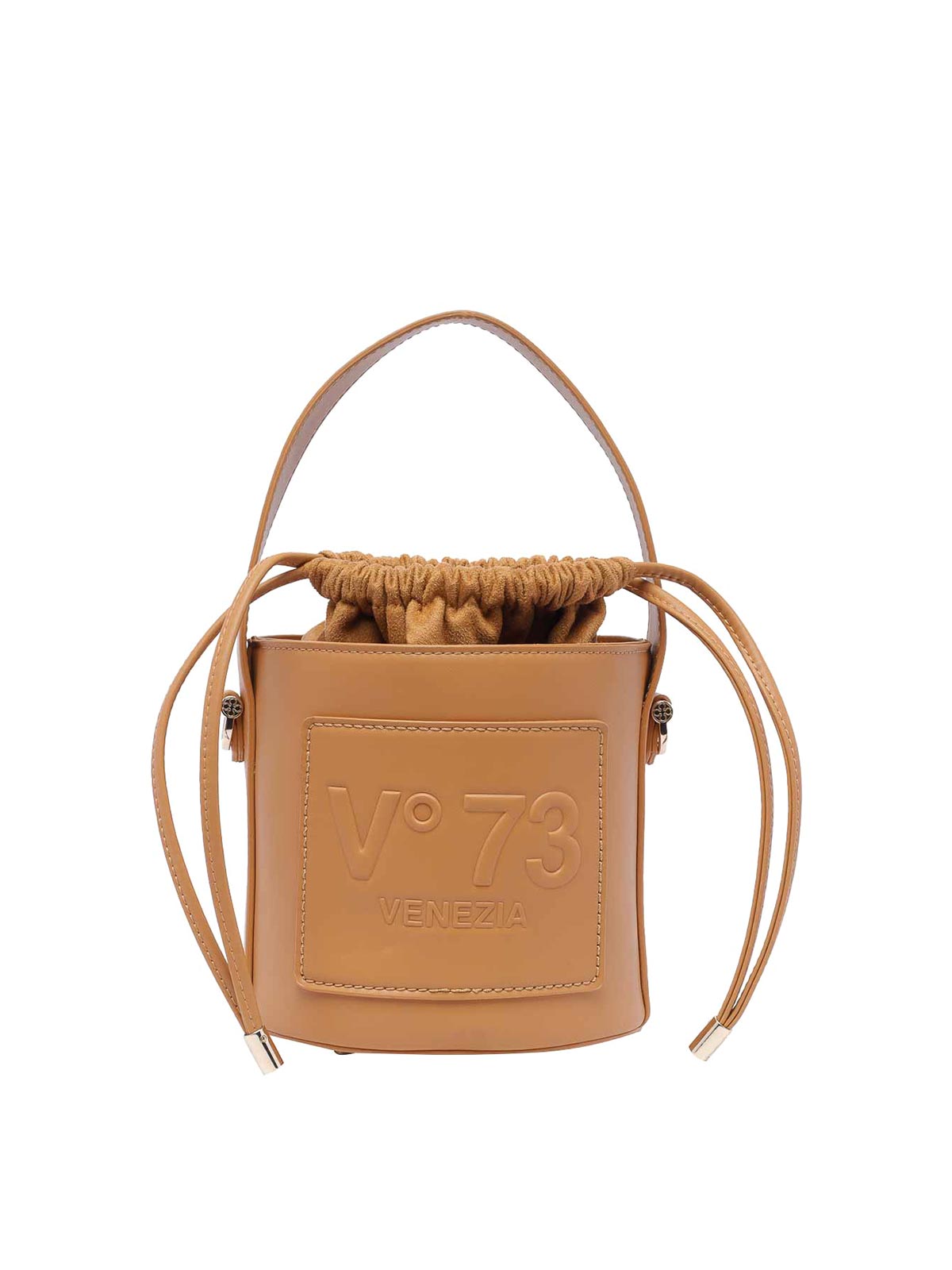 Shop V73 Beatrix Handbag In Beige