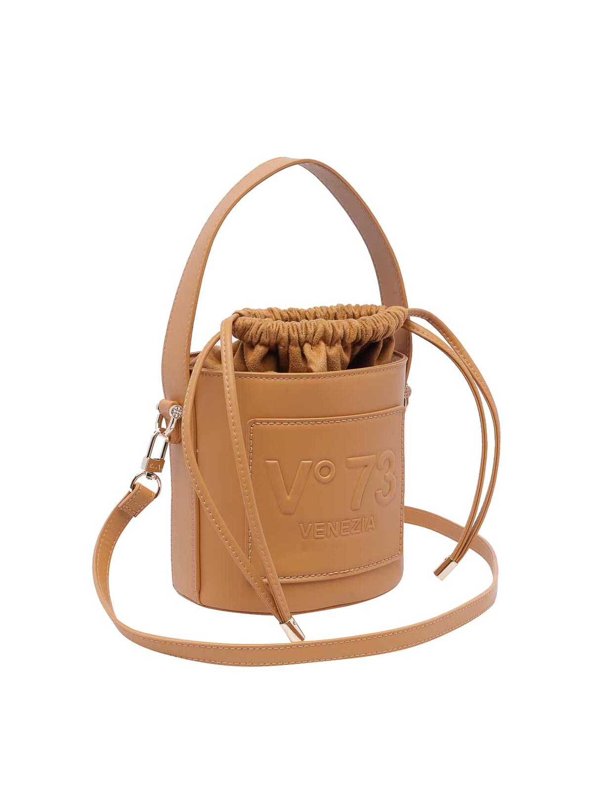 Shop V73 Beatrix Handbag In Beige