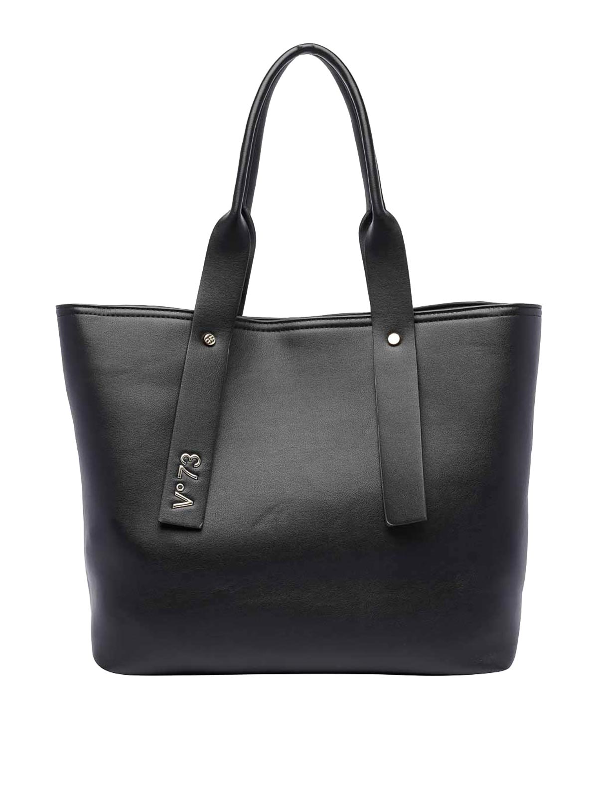 V73 Black Agatha Tote Bag