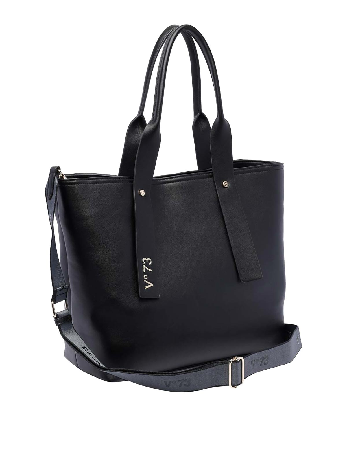 Shop V73 Black Agatha Tote Bag