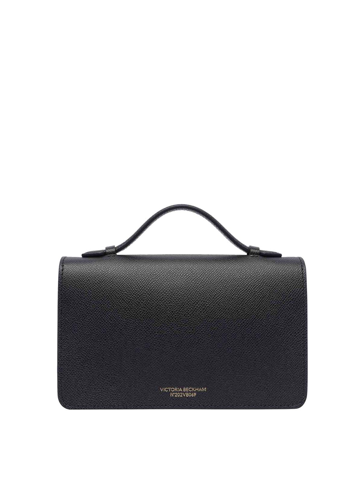 Shop Victoria Beckham Mini Bbuckle Handbag In Black