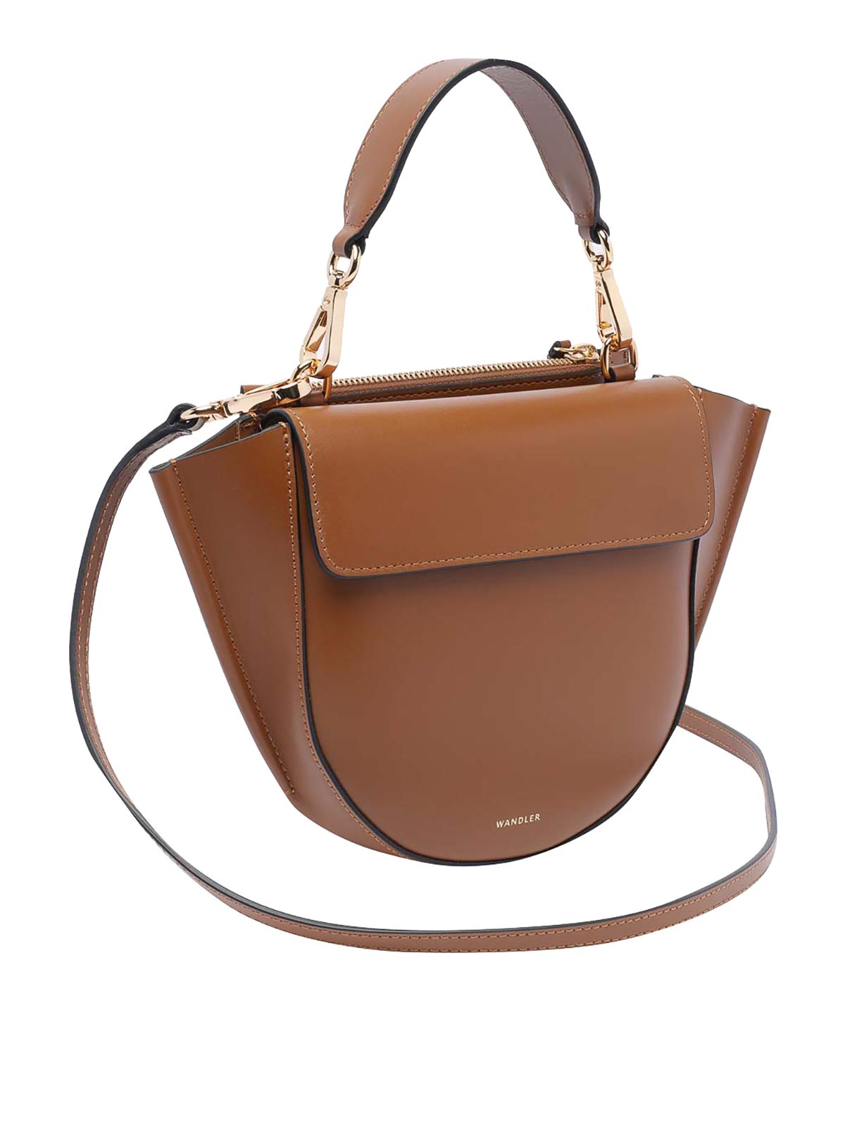 Shop Wandler Kenya Hortnesia Mini Hand Bag In Brown