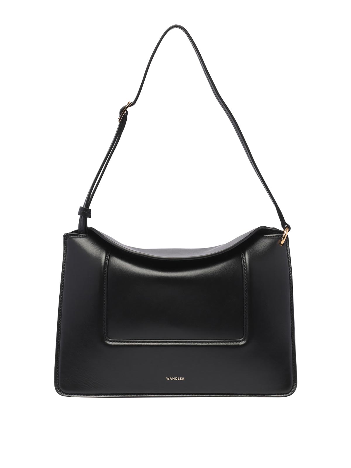 Wandler Penelope Leather Shoulder Bag In Black