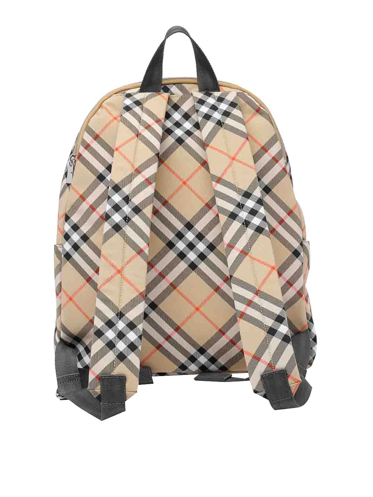 Burberry Archive Beige Essentiel Check Backpack - Beige|8091312 display picture 2