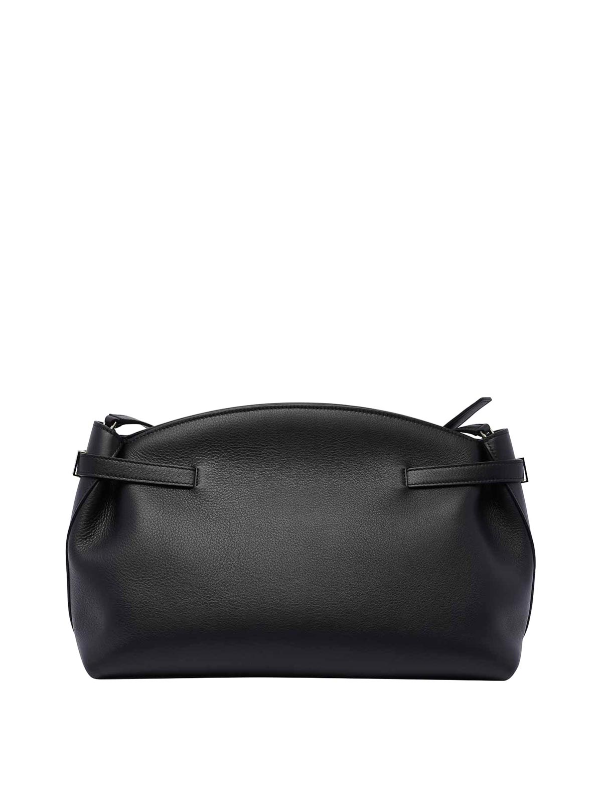 Shop Ferragamo Large Hug Clutch In Black