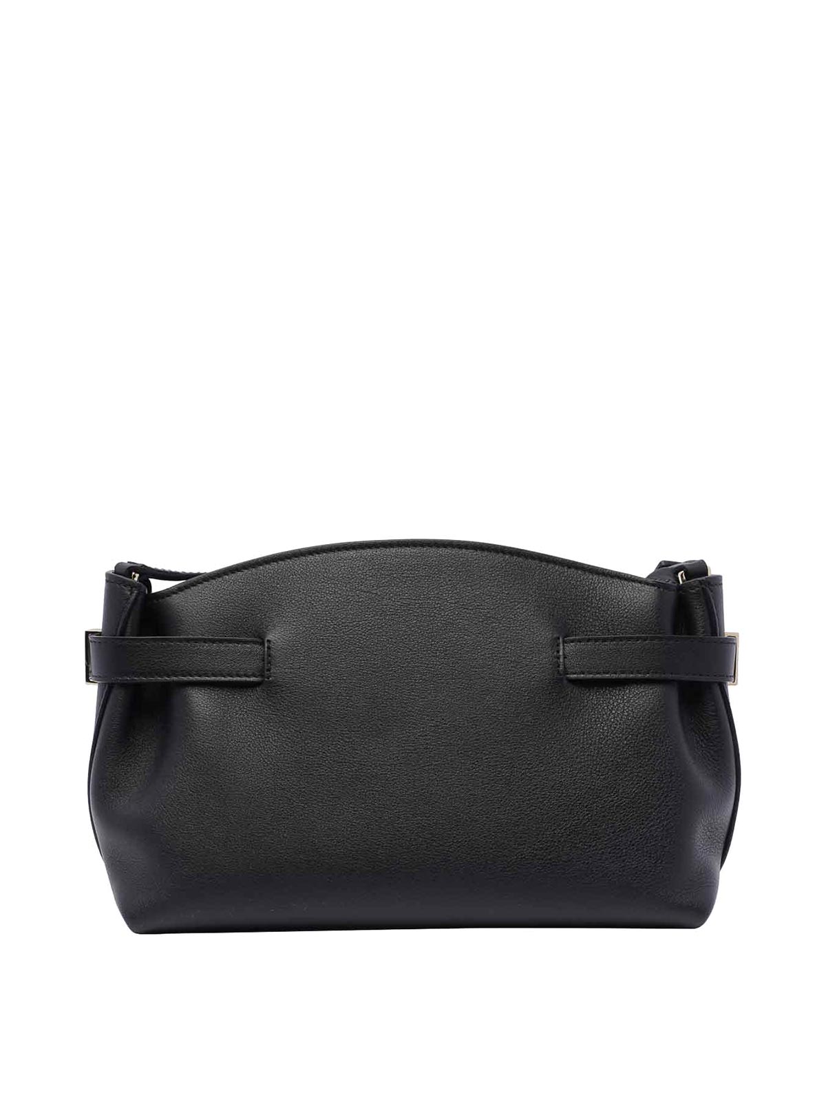 Shop Ferragamo Small Hug Clutch In Black