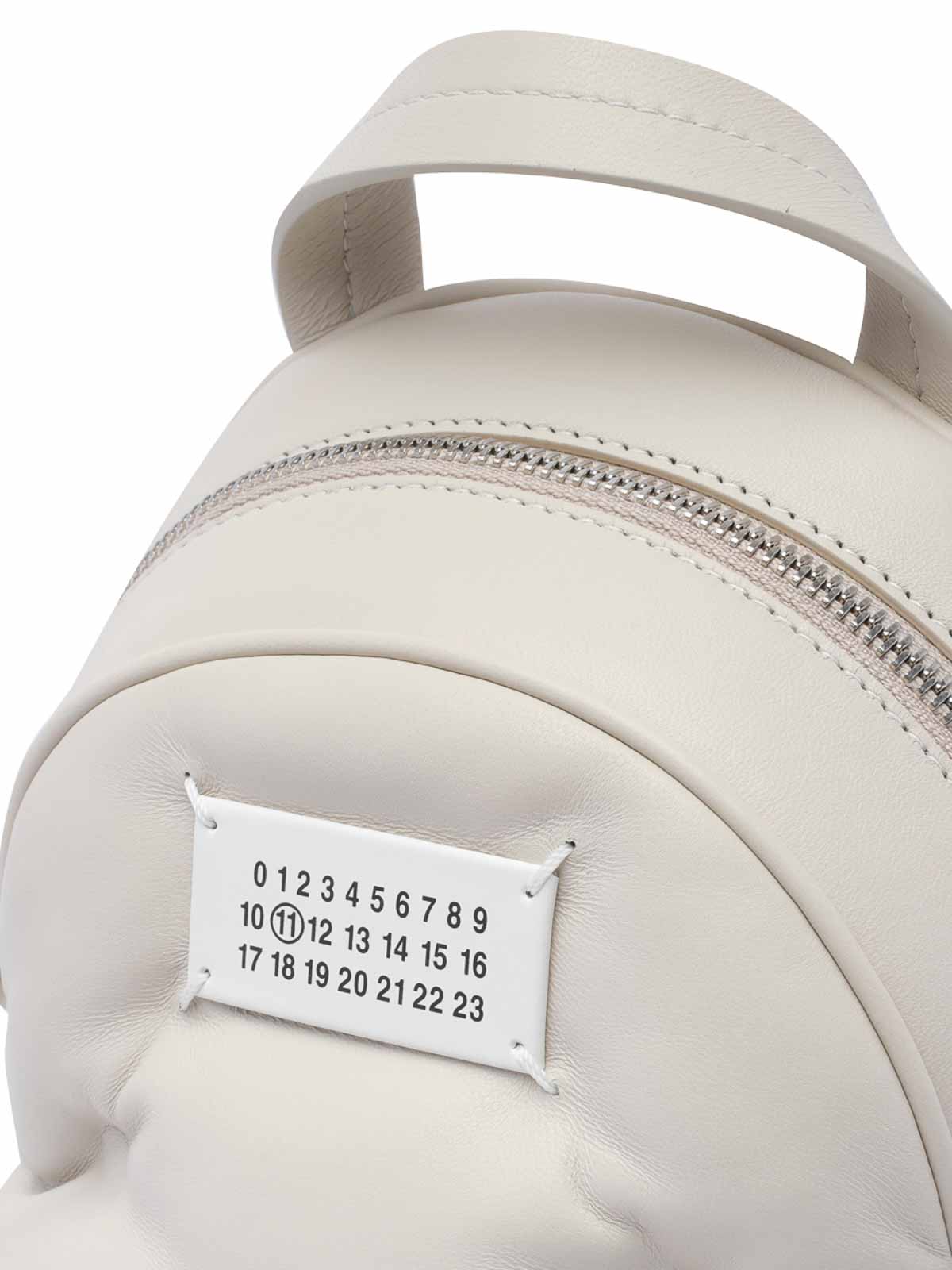 Shop Maison Margiela Glam Slam Backpack In White