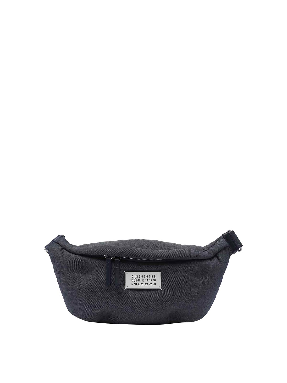 Shop Maison Margiela Glam Slam Belt Bag In Grey