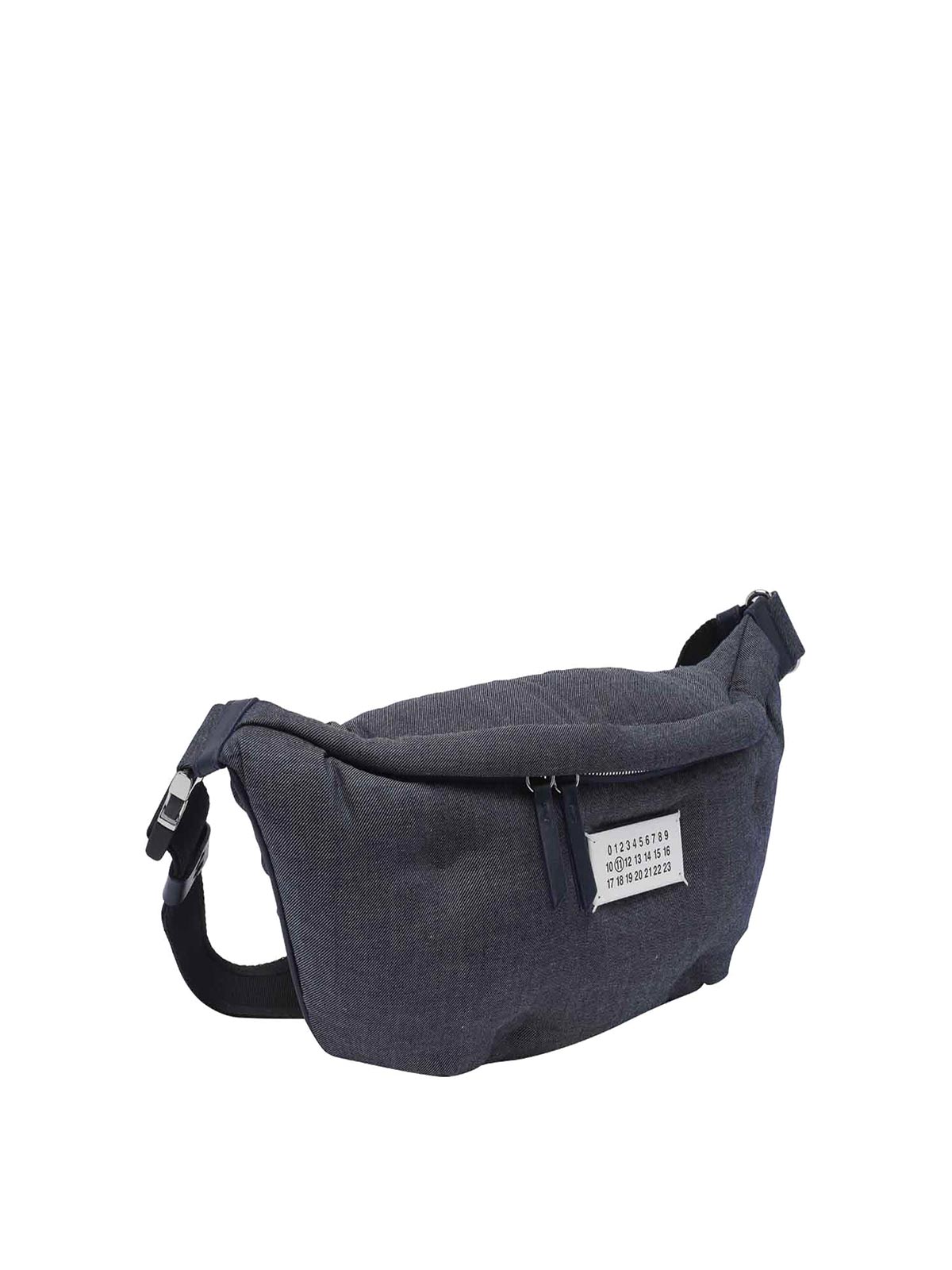 Shop Maison Margiela Glam Slam Belt Bag In Grey