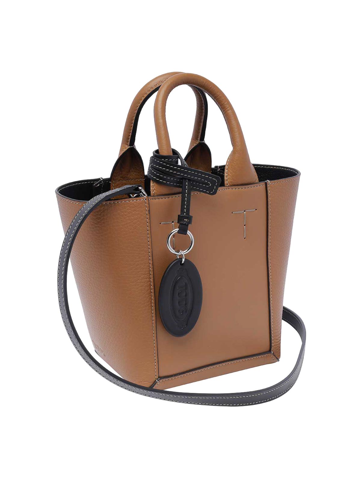 Shop Tod's Tods Double Up Shopping Bag In Brown