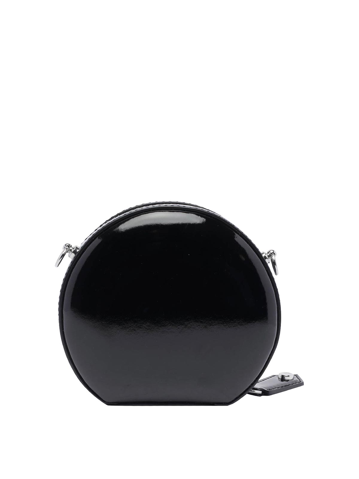 Shop Vivienne Westwood Mini Round Crossbody Bag In Black