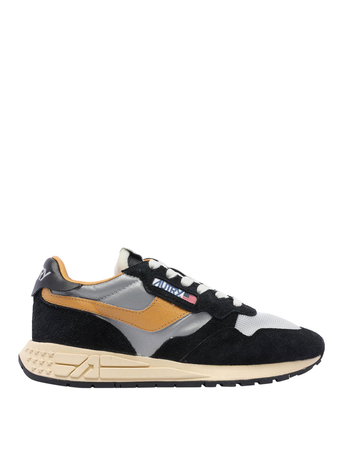 Shop Autry Reelwind Low Sneakers In Black