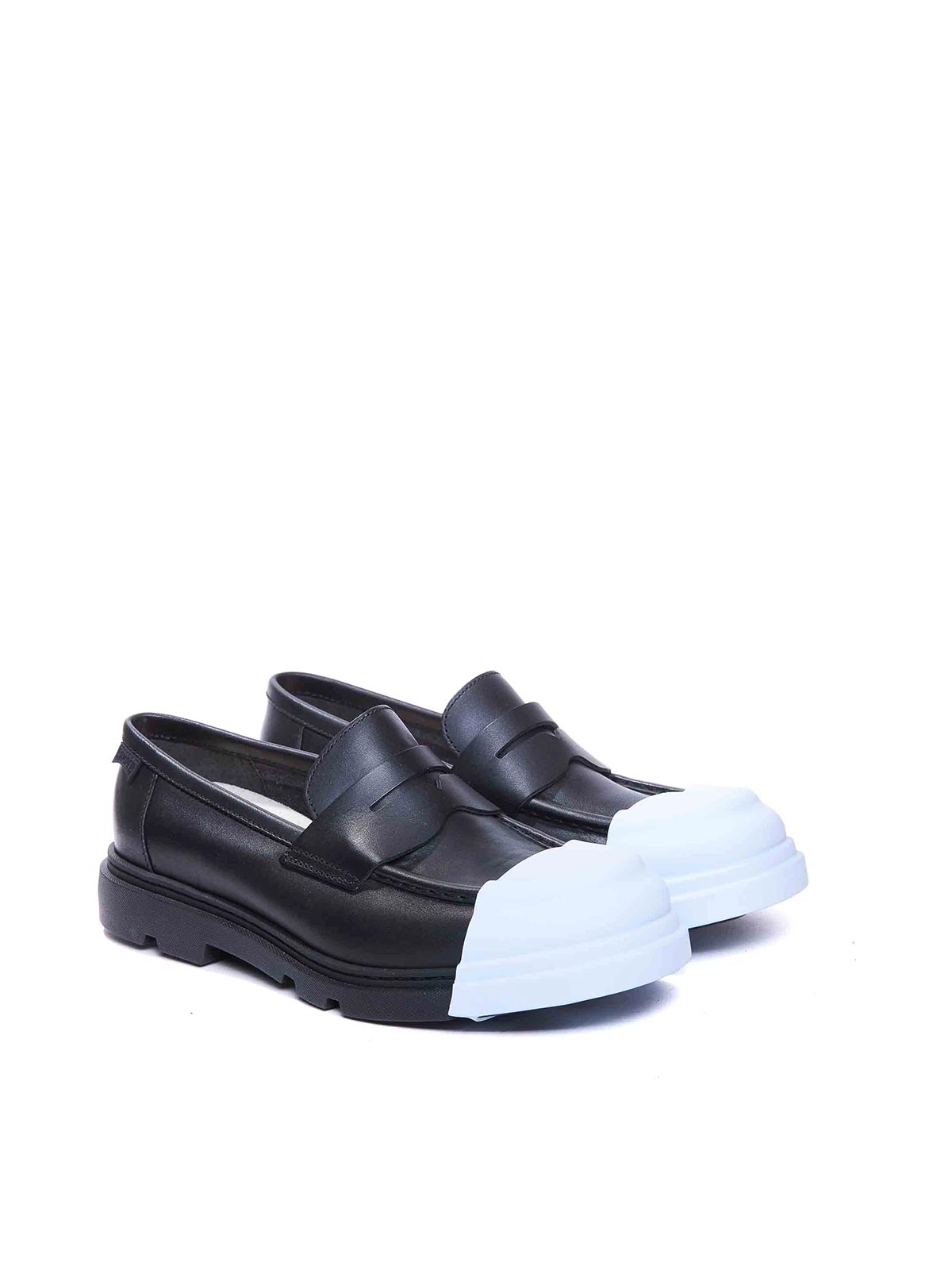 Shop Camper Junction Loafers In Black