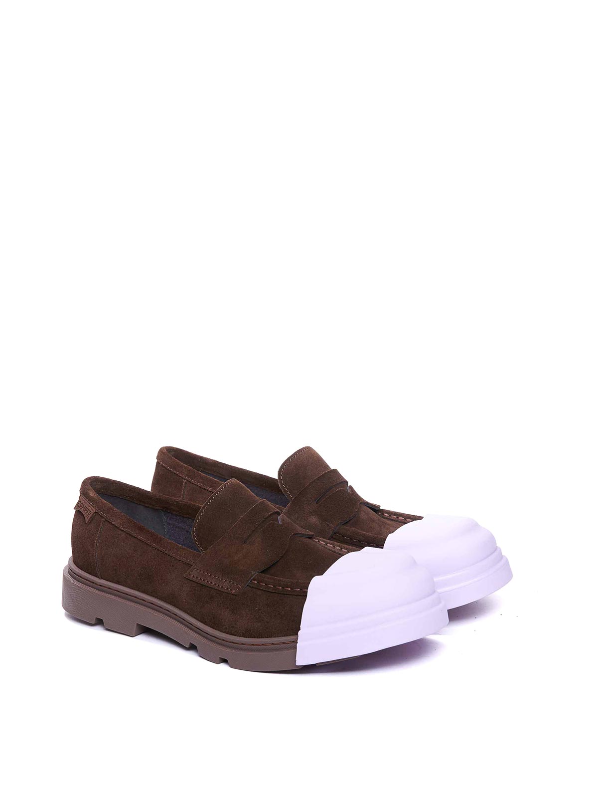 Shop Camper Junction Loafers In Brown