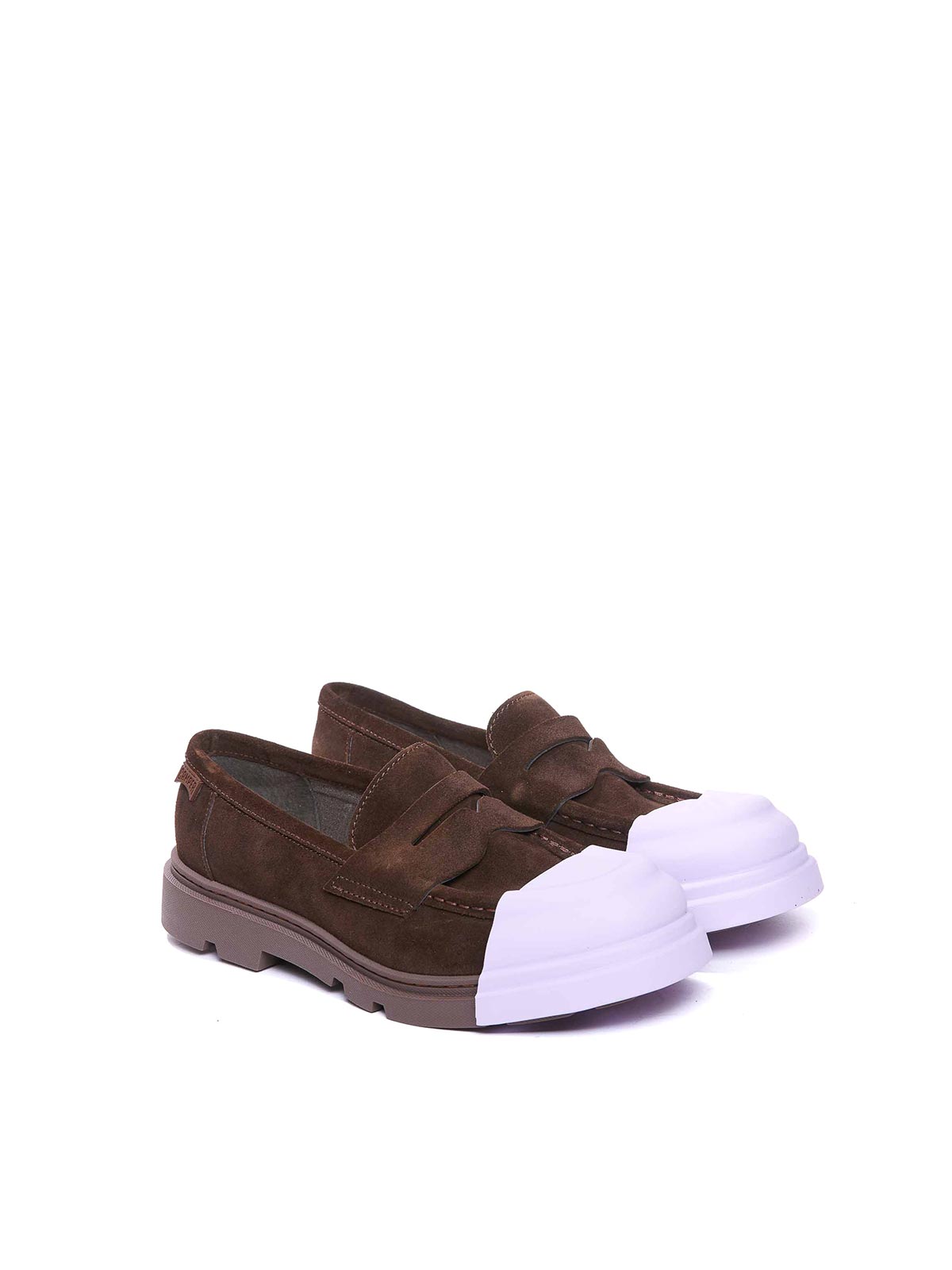 Shop Camper Junction Loafers In Brown