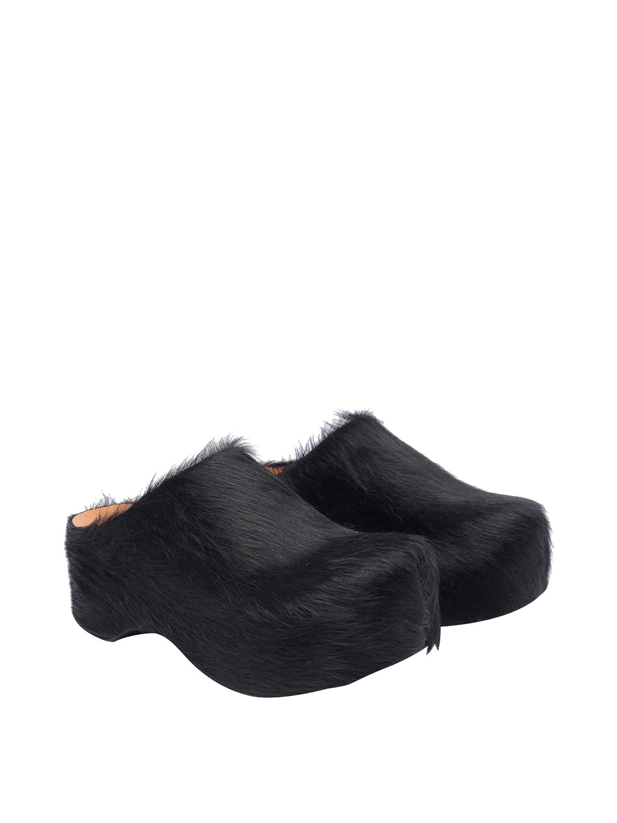 Shop Marni Fussbett Mules In Black