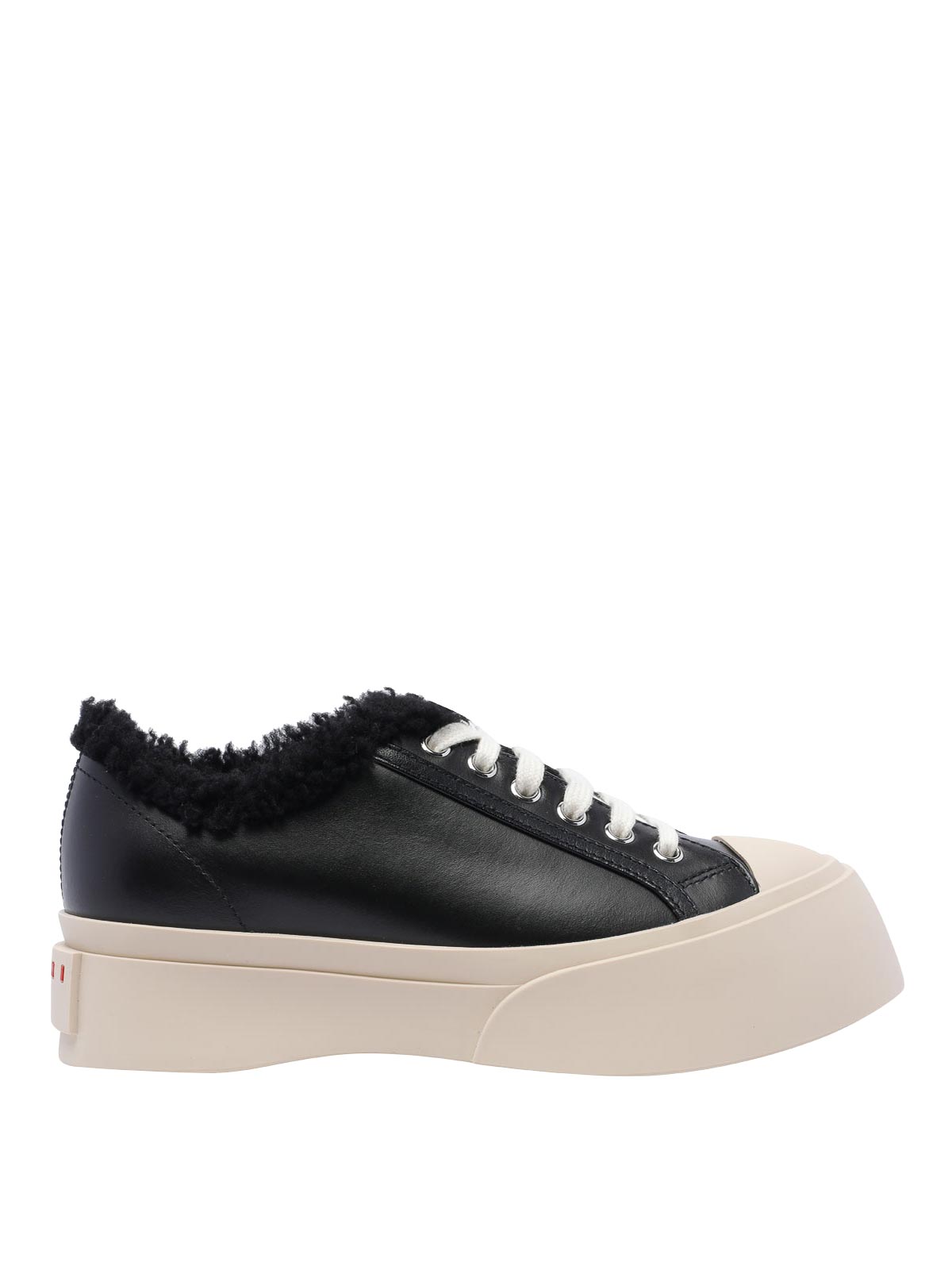 Shop Marni Black Pablo Sneakers