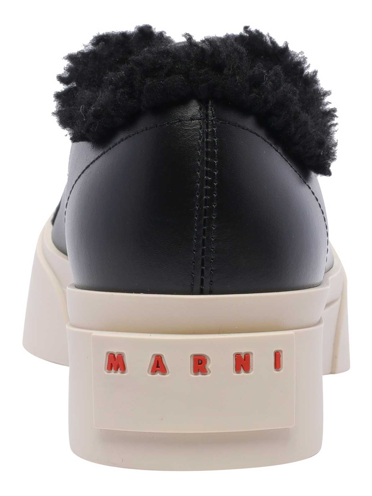 Shop Marni Black Pablo Sneakers