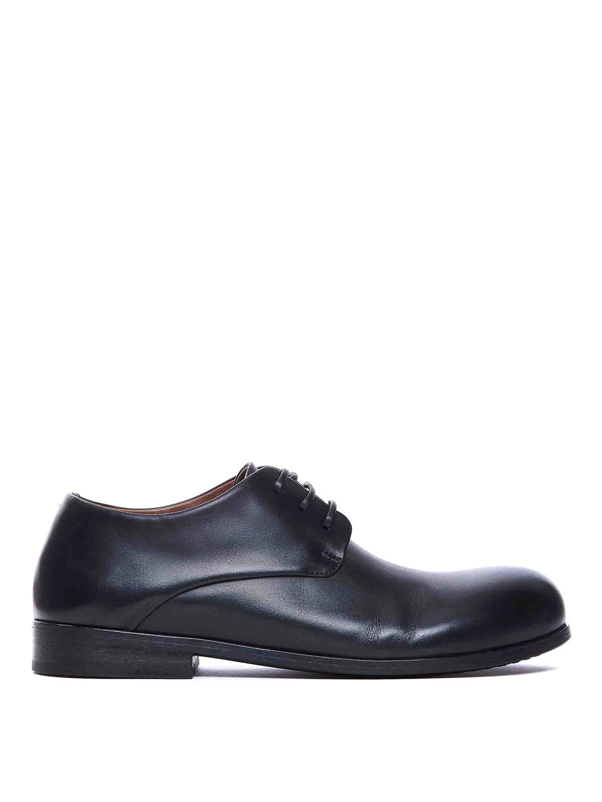 Shop Marsèll Black Capozucca Derby Lace Up Shoes