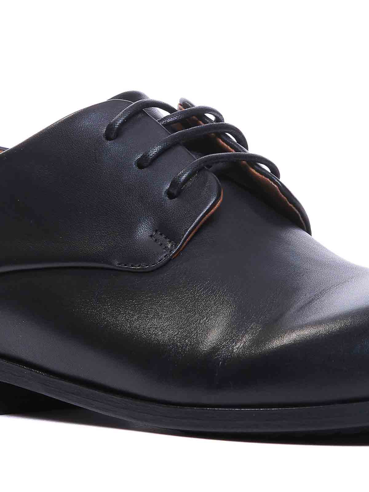 Shop Marsèll Black Capozucca Derby Lace Up Shoes