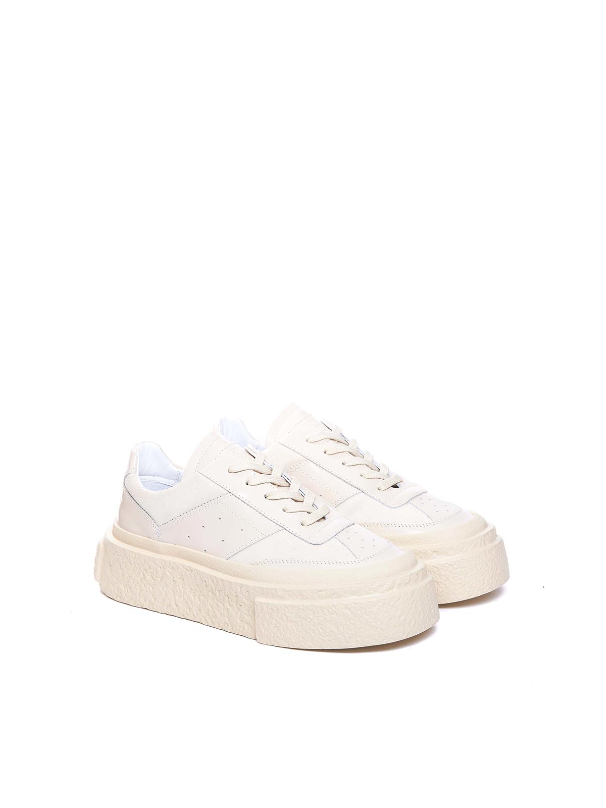 Shop Mm6 Maison Margiela Sneakers In White