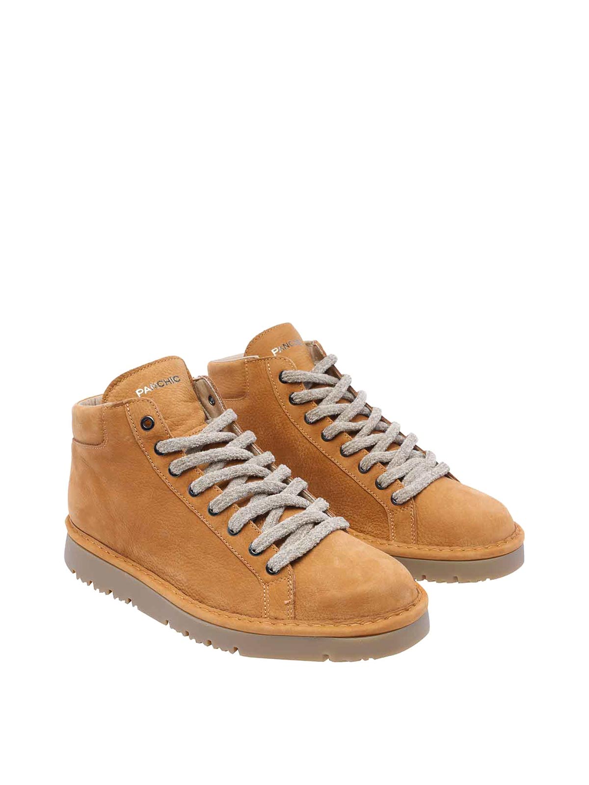 Shop Pànchic Laced Up Shoes In Brown