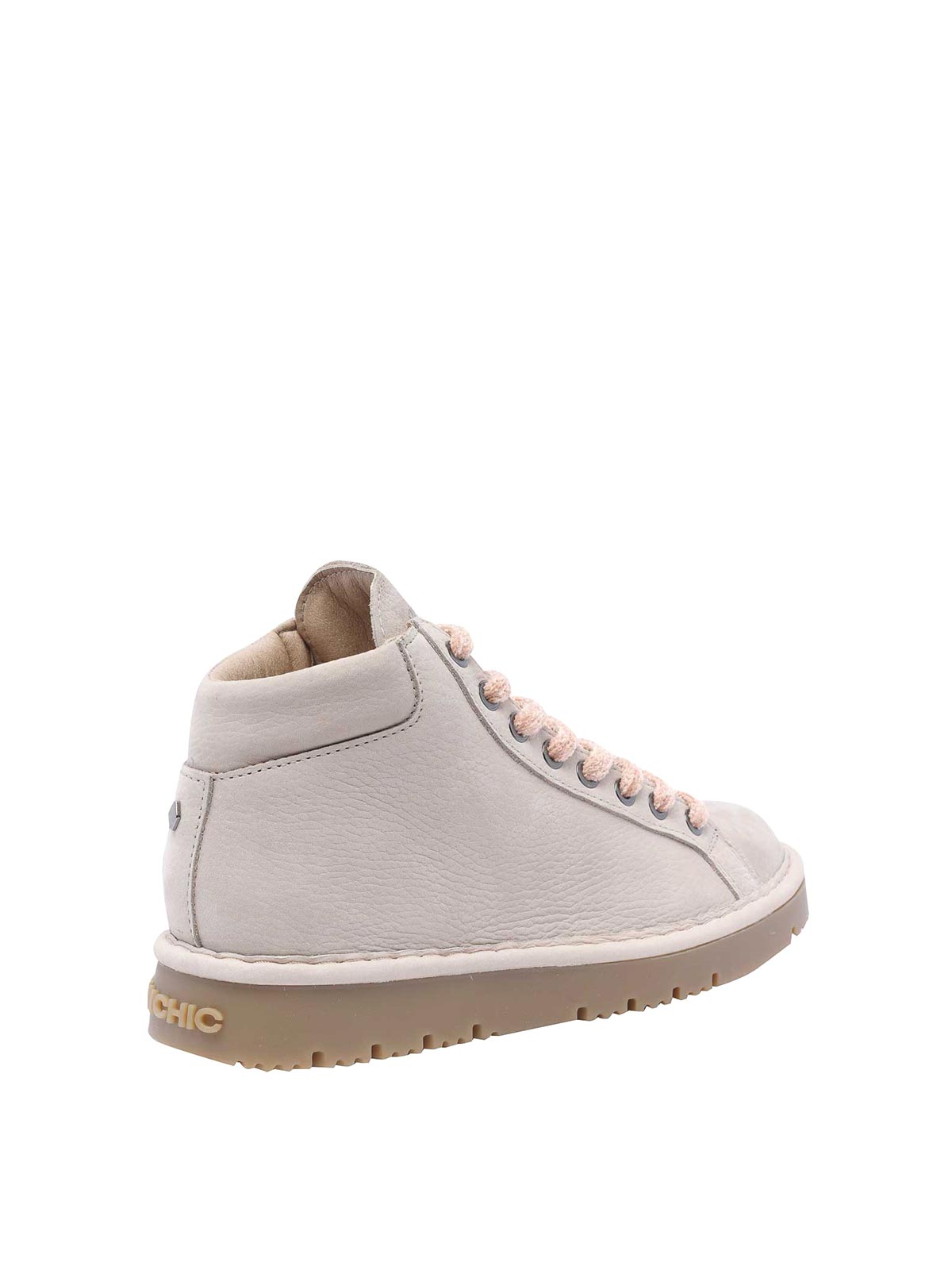 Shop Pànchic Laced Up Shoes In Beige