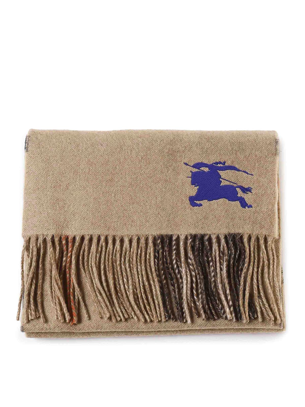 Burberry Cashmere Scarf In Beige