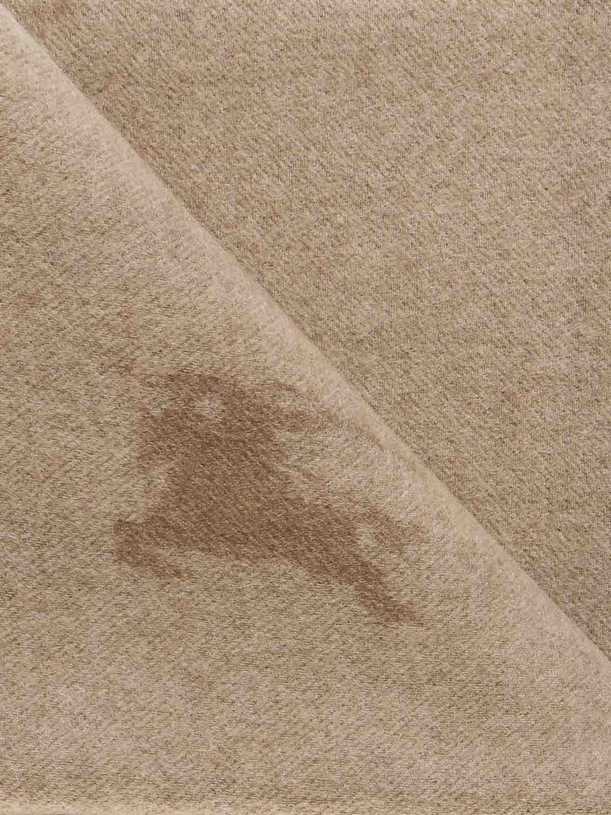 Burberry Cashmere Scarf In Beige