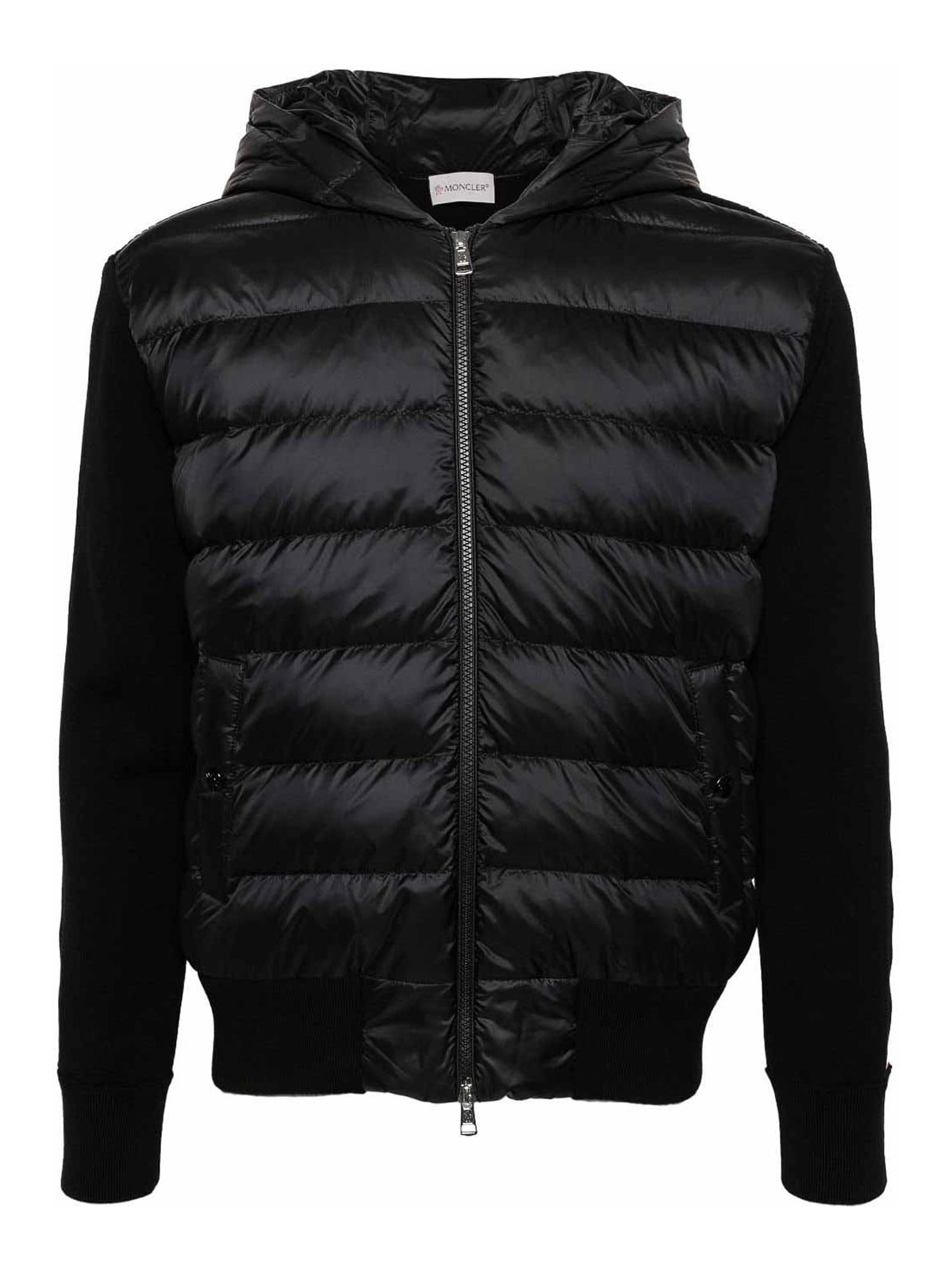 Shop Moncler Padded Jacket In Black