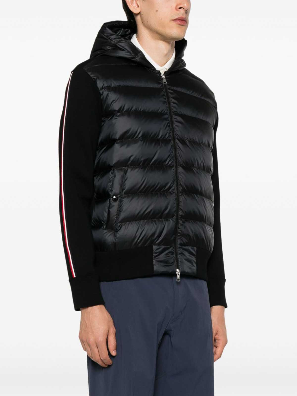 Shop Moncler Padded Jacket In Black