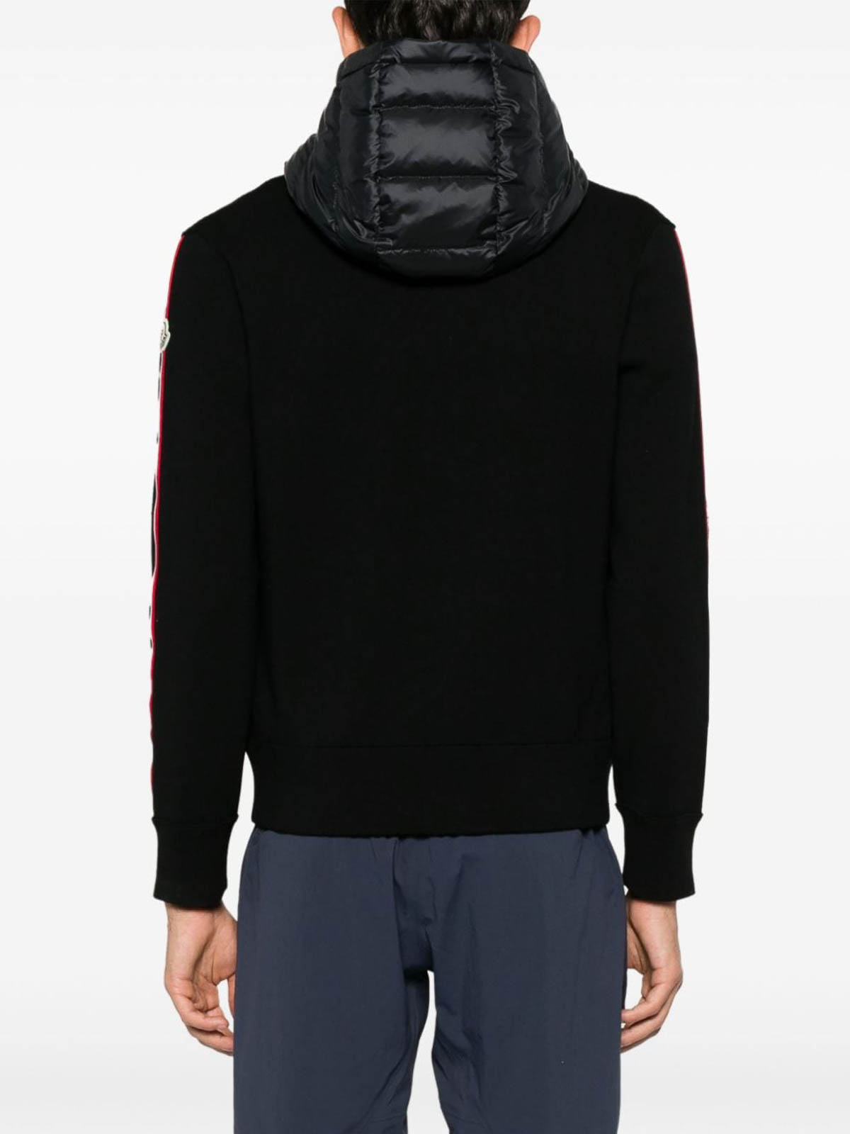 Shop Moncler Padded Jacket In Black