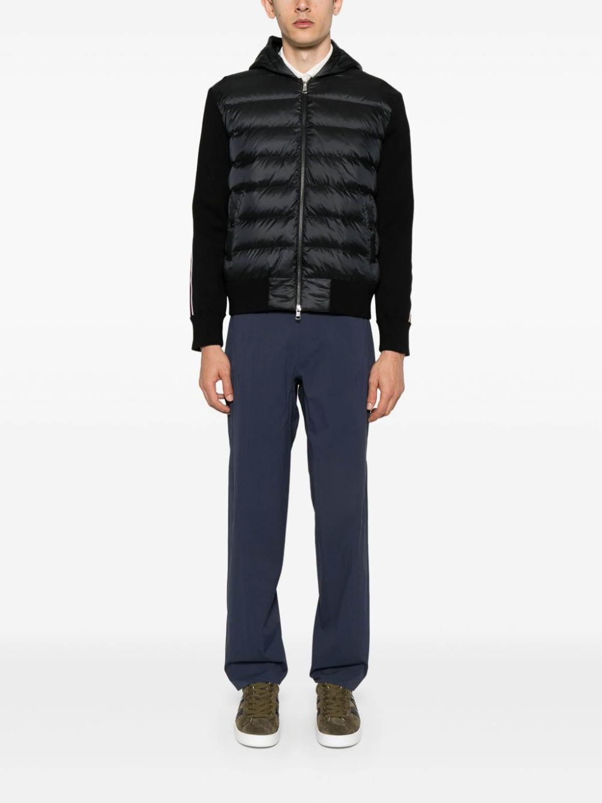 Shop Moncler Padded Jacket In Black