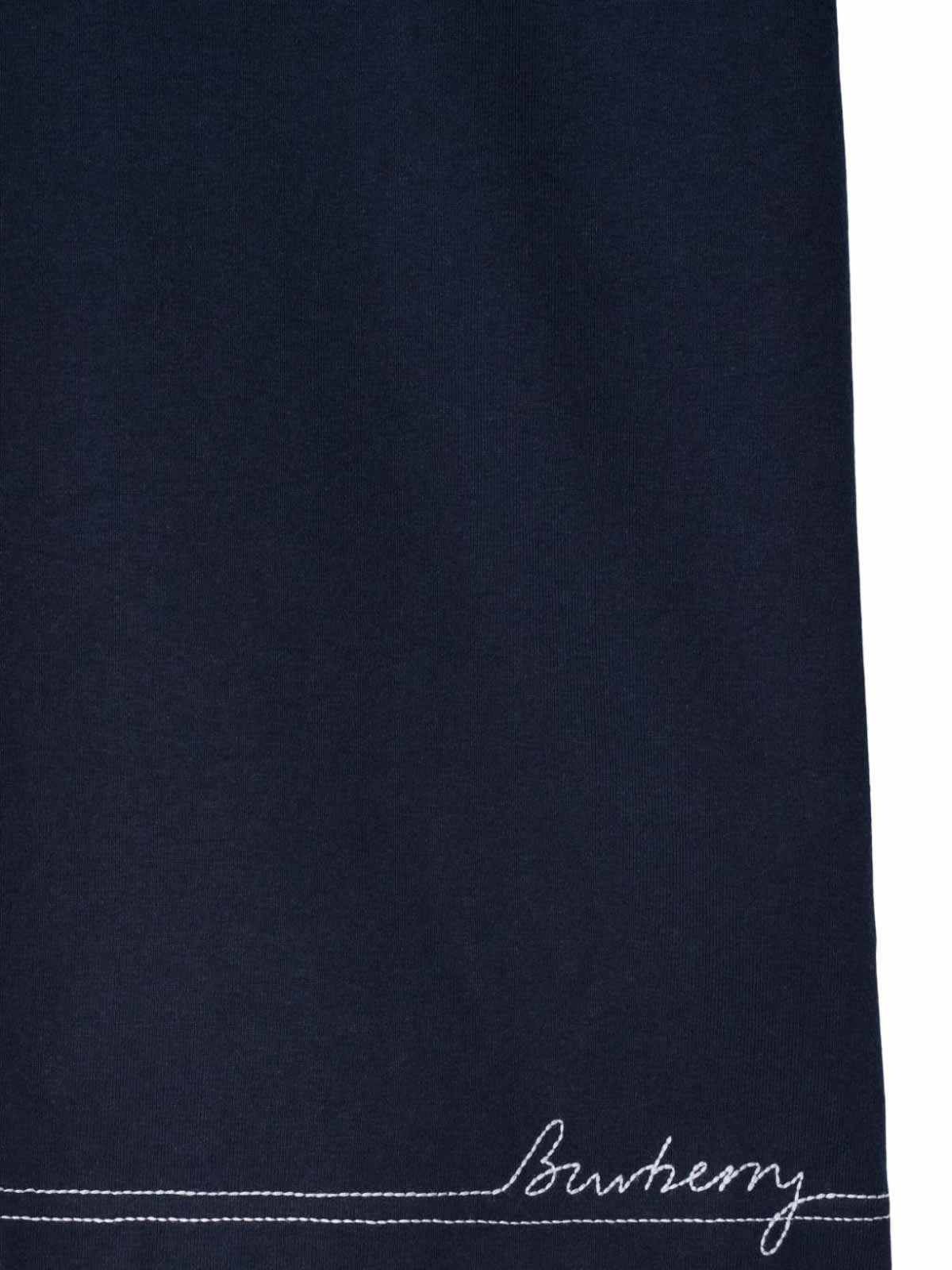 Shop Burberry Blue T-shirt In Dark Blue