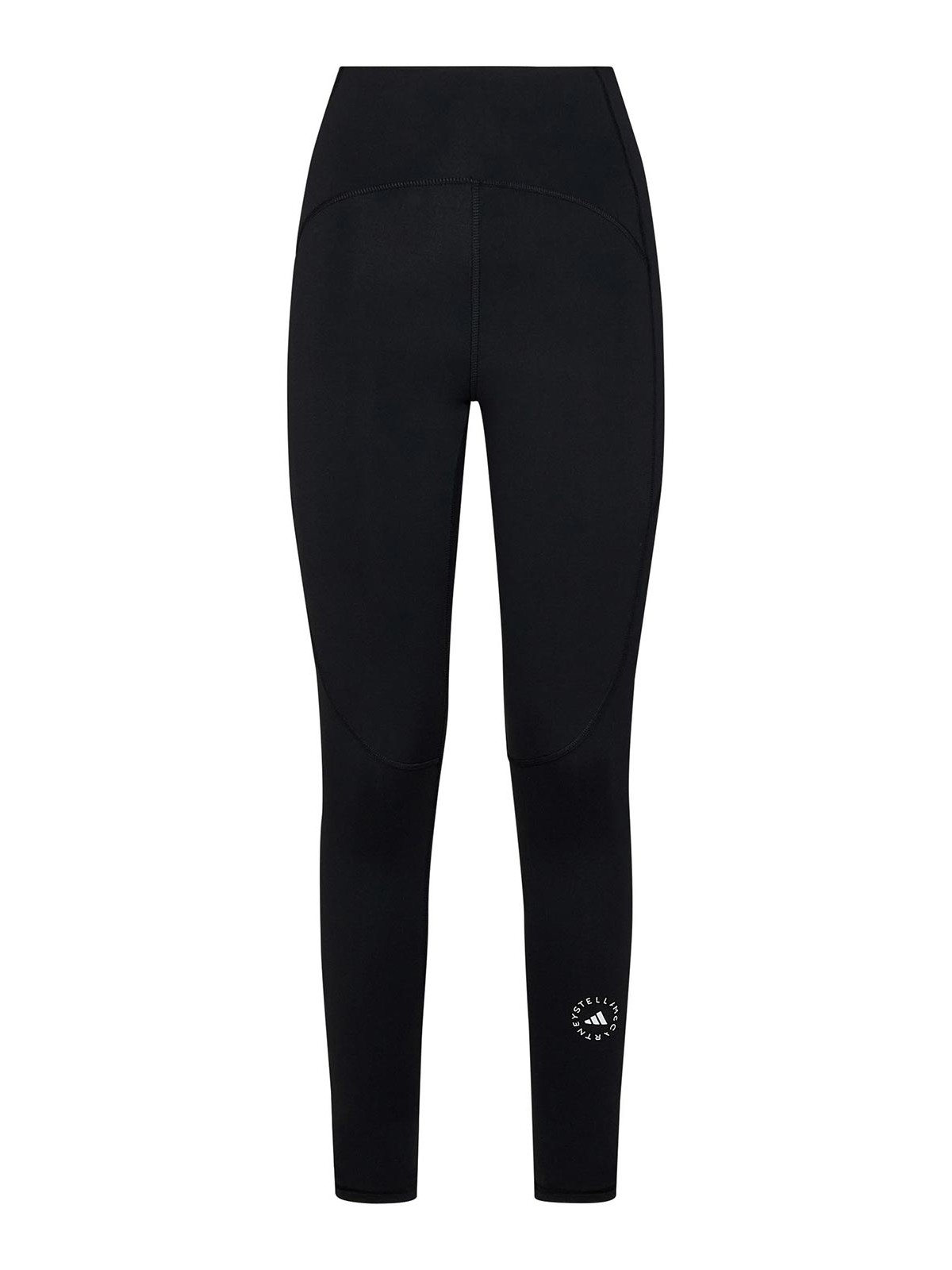 Shop Adidas By Stella Mccartney Black Stretch Technical Leggings