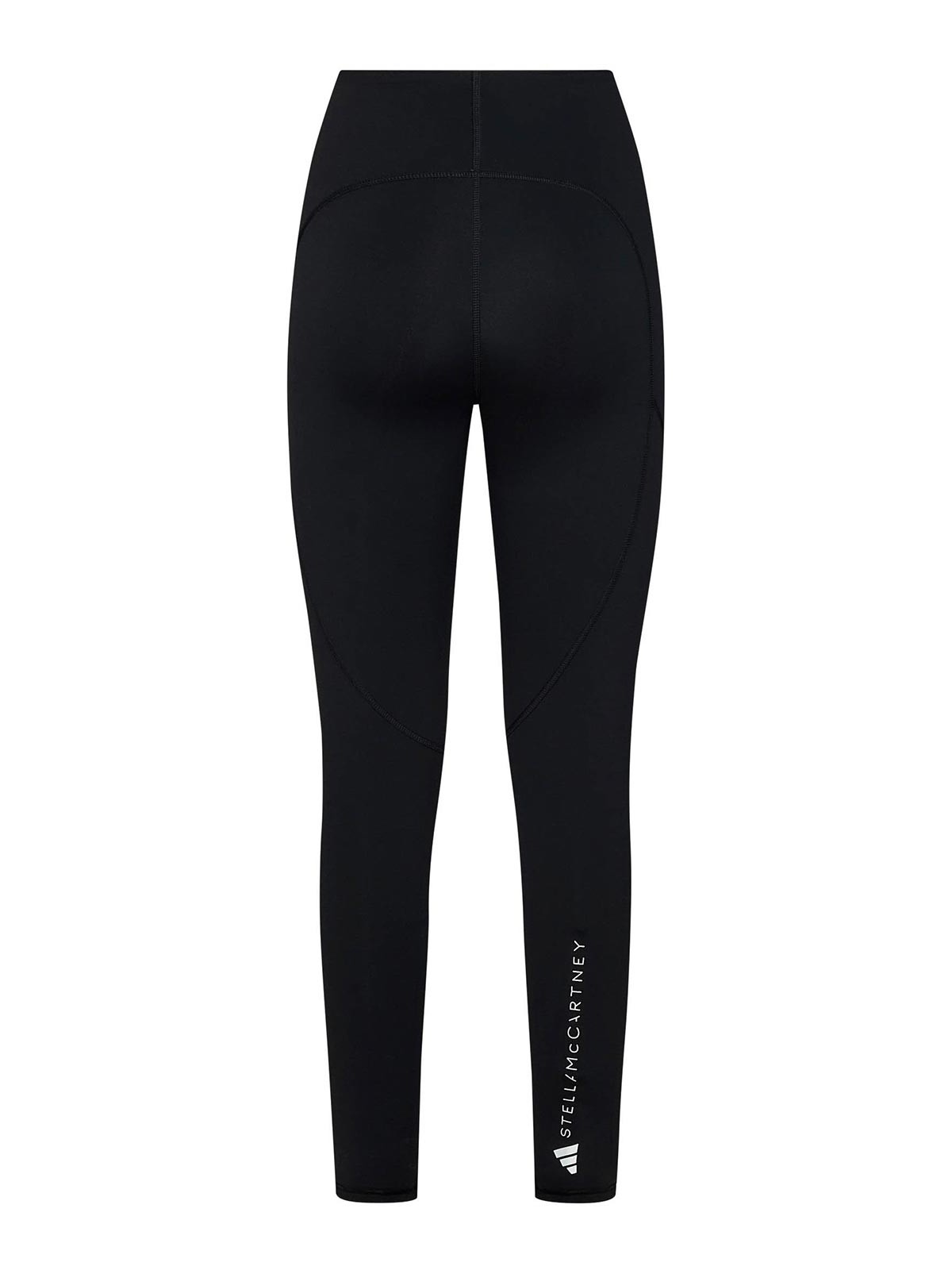 Shop Adidas By Stella Mccartney Black Stretch Technical Leggings