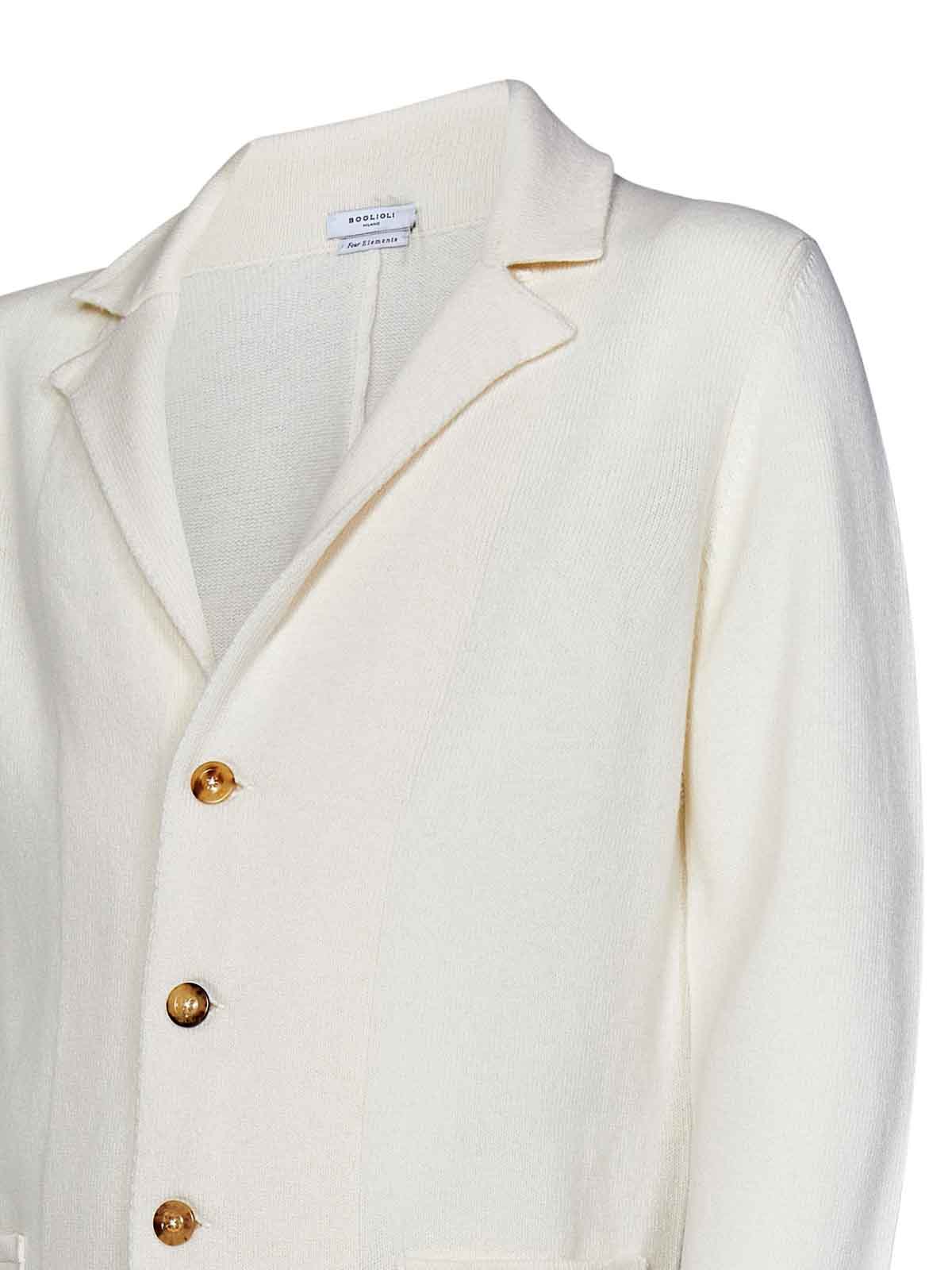 Shop Boglioli Cardigans In White