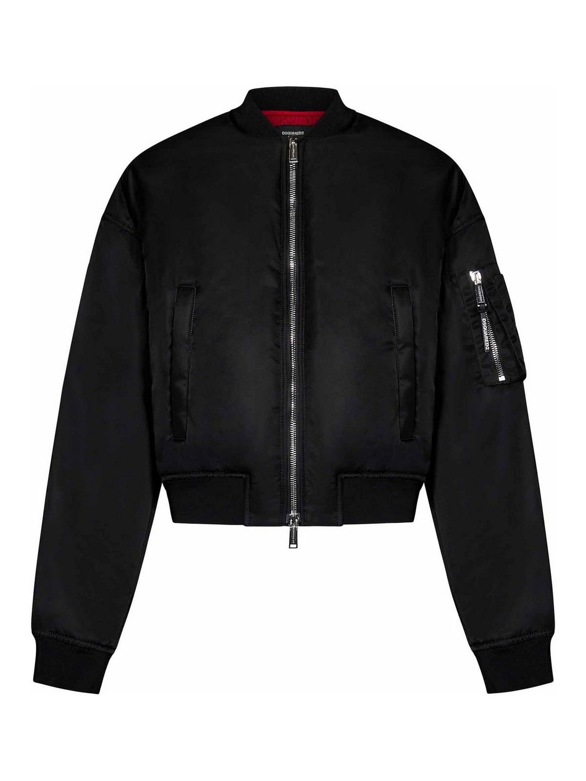 Shop Dsquared2 80s Bomber Jacket In Black