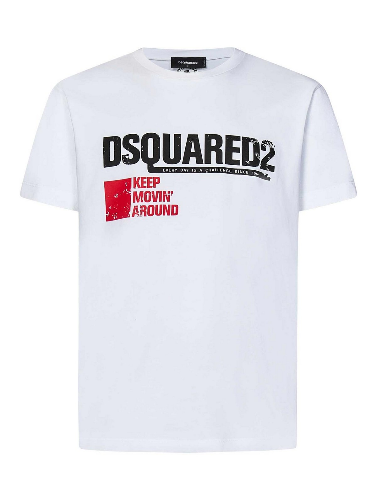 Shop Dsquared2 T-shirts In White