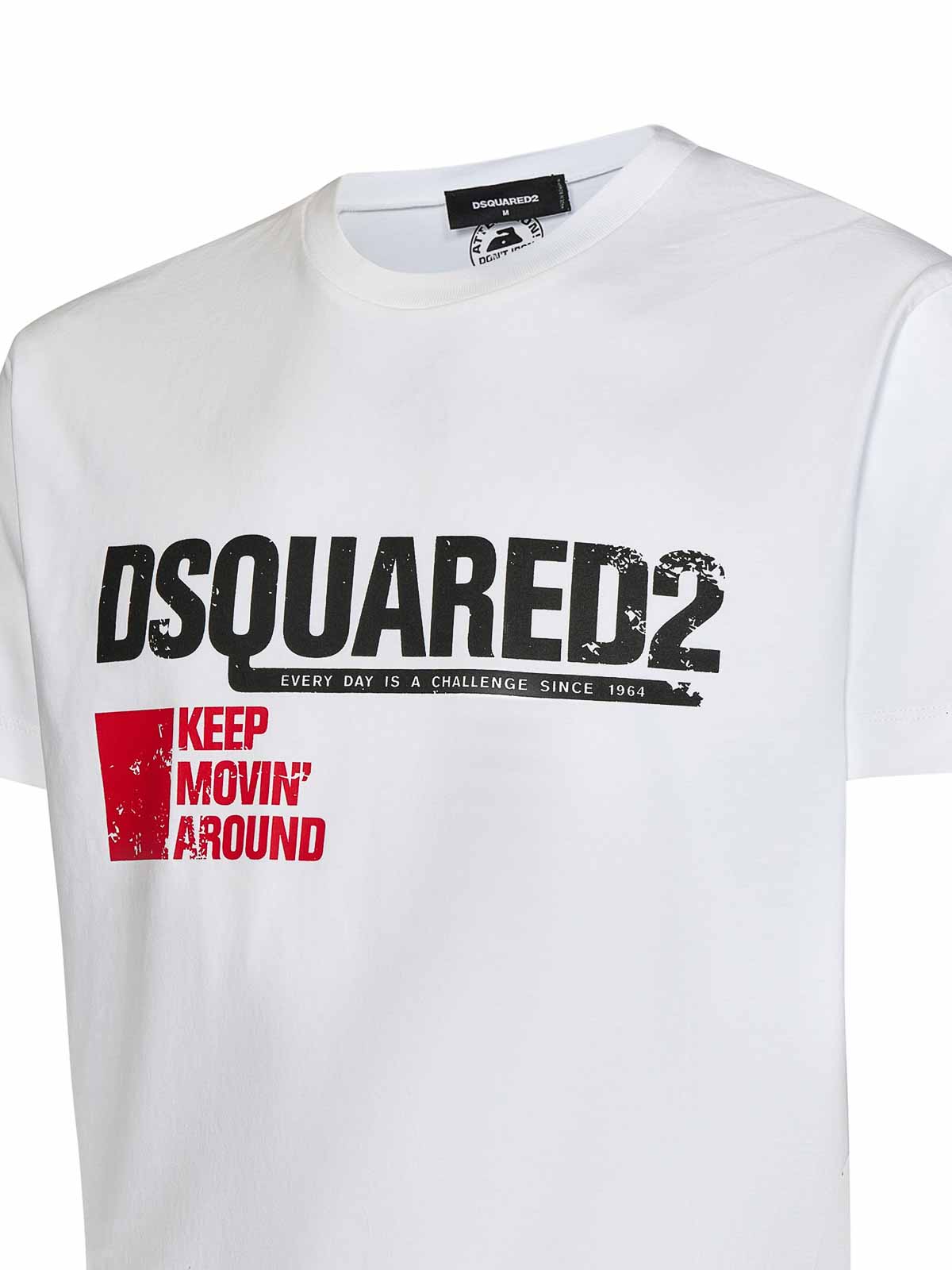 Shop Dsquared2 T-shirts In White