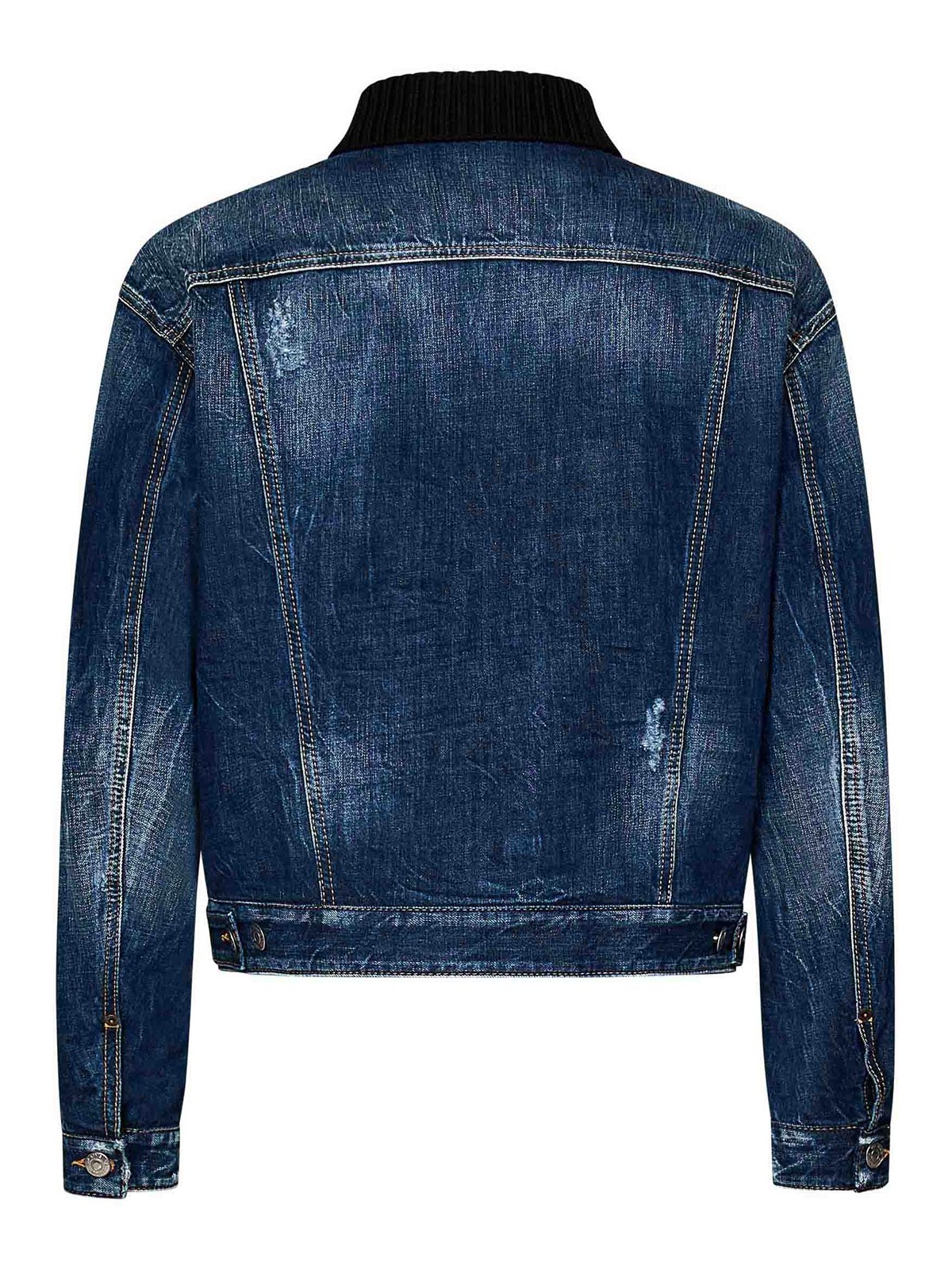 Shop Dsquared2 Jackets In Blue