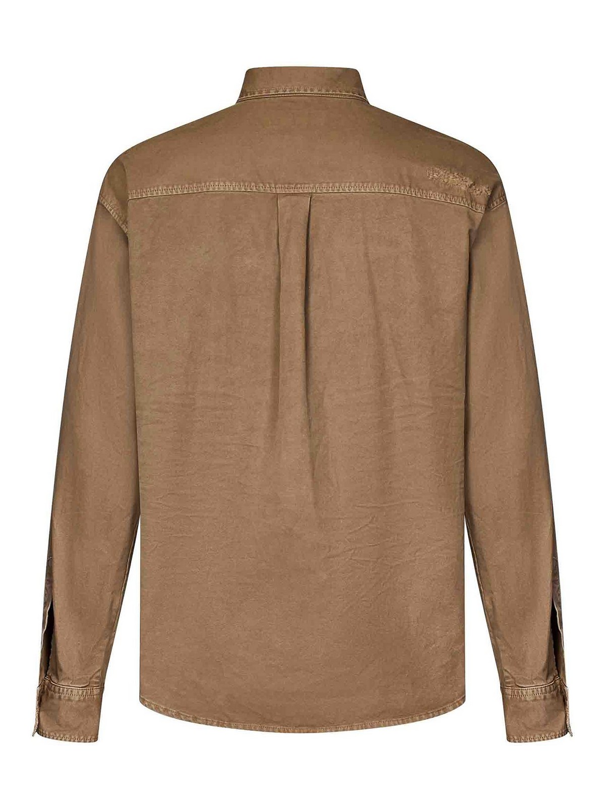 Shop Dsquared2 Ranger Relaxed Fit Shirt In Beige