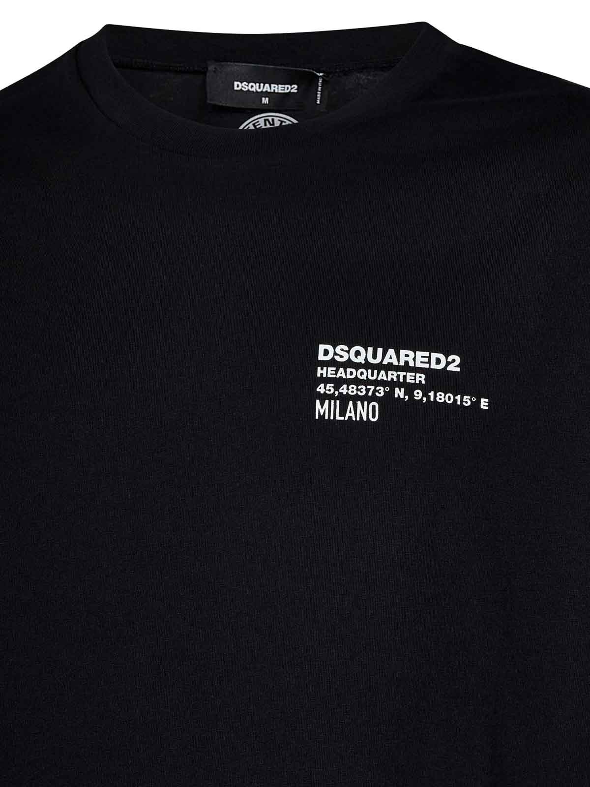 Shop Dsquared2 T-shirts In Black