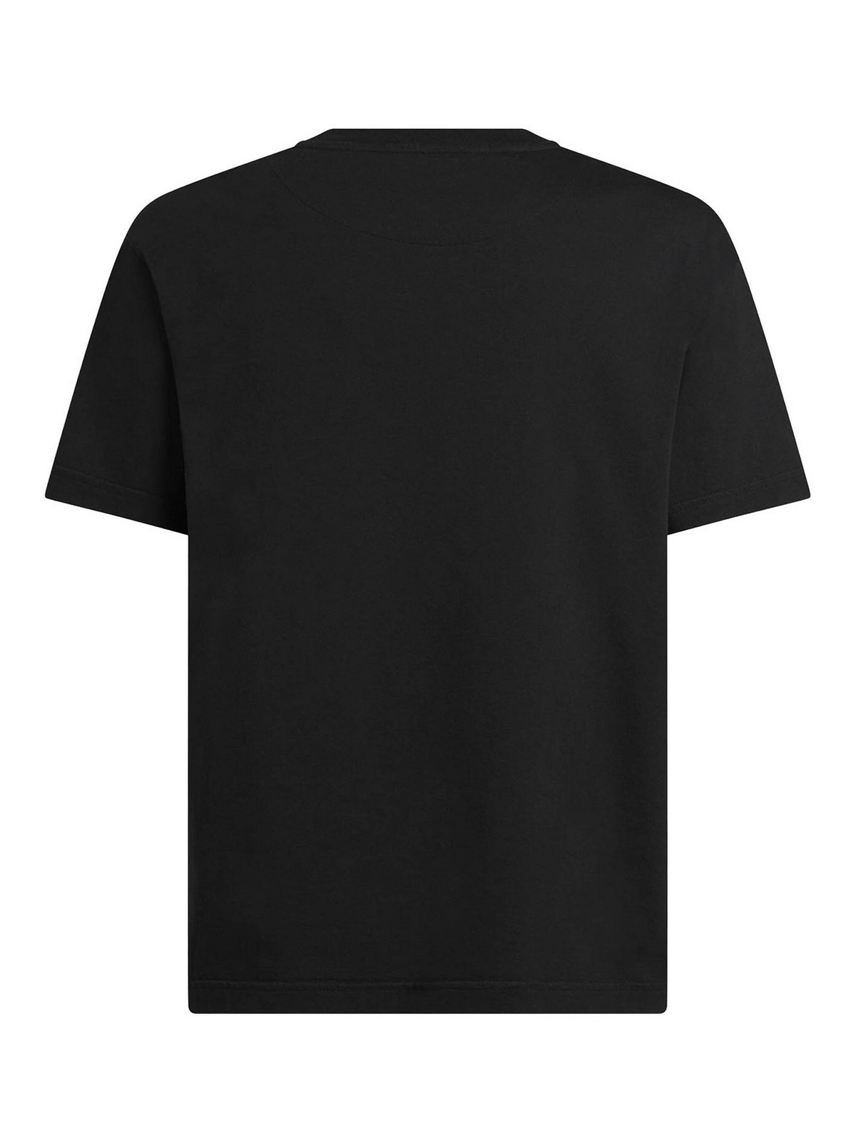 Shop Etro Black Cotton Jersey T-shirt