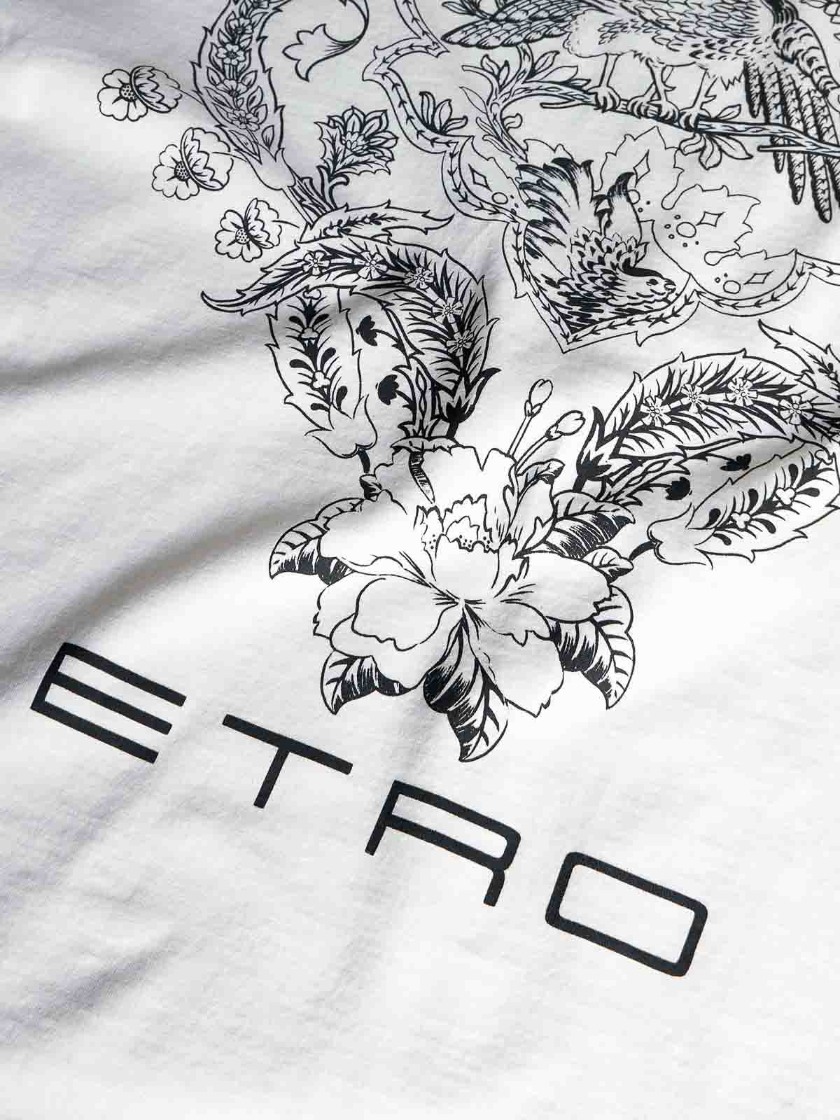 Shop Etro Oversized T-shirt In White