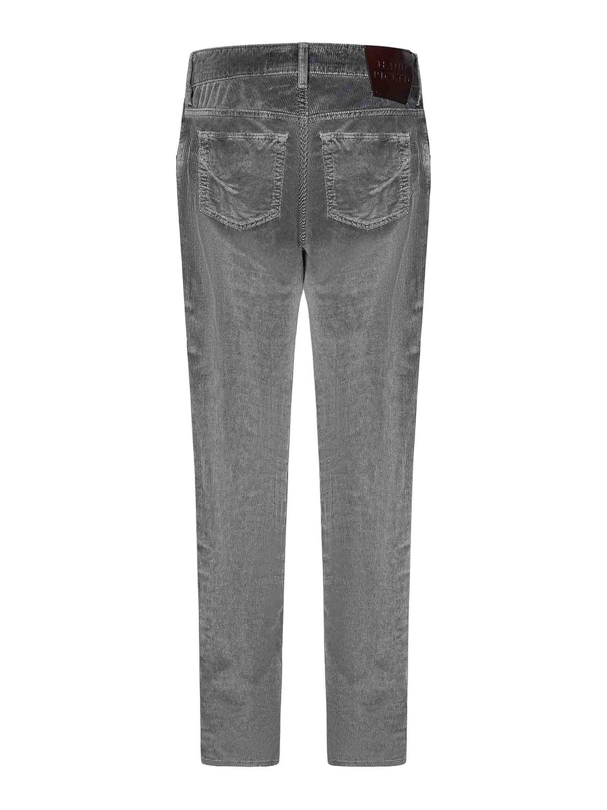 Shop Handpicked Casual Trousers In Grey