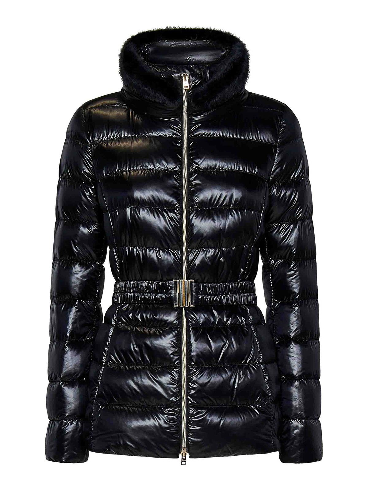 Shop Herno Padded Jacket In Black