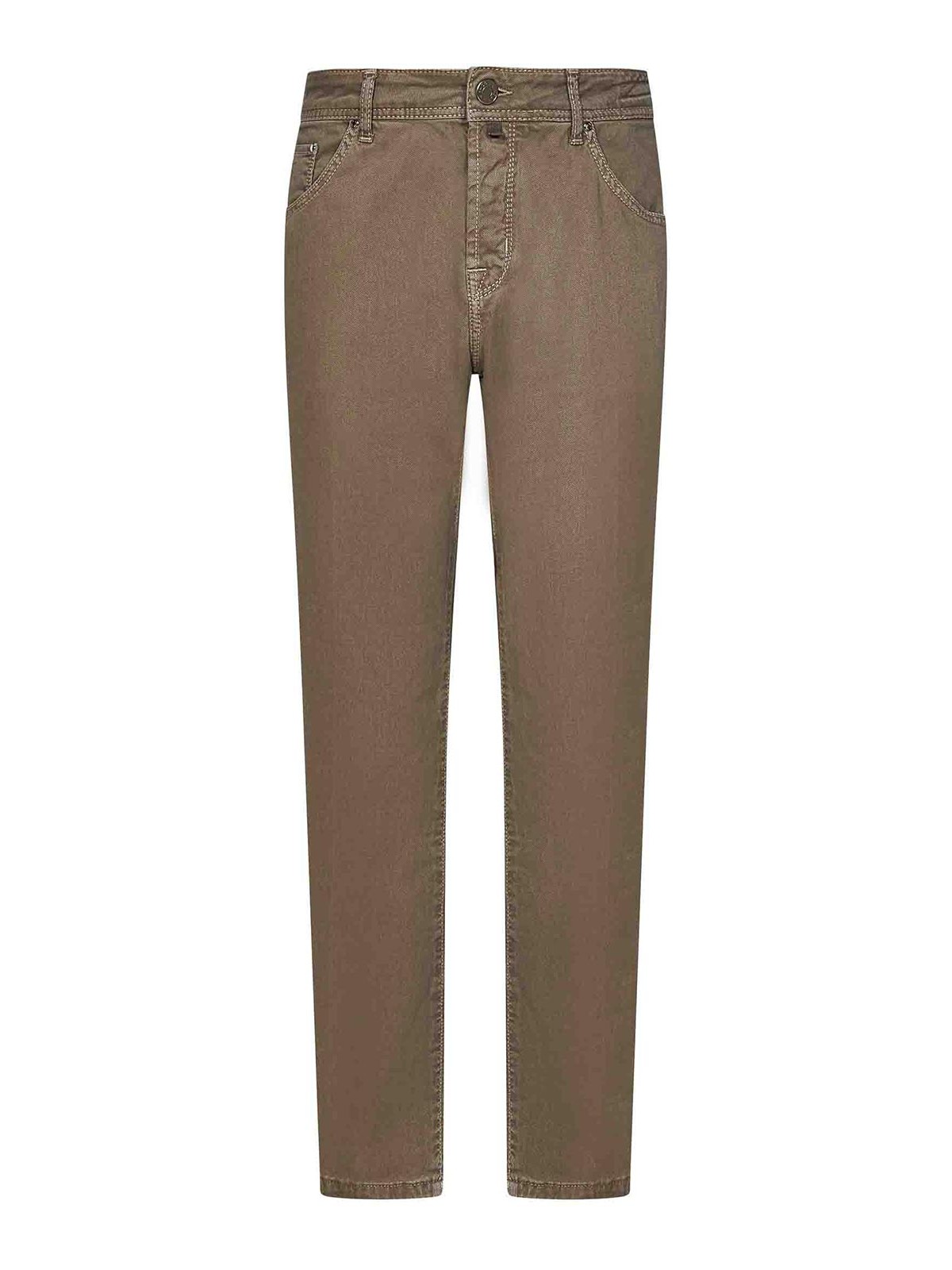 Shop Jacob Cohen Scott Slim Fit Jeans In Beige