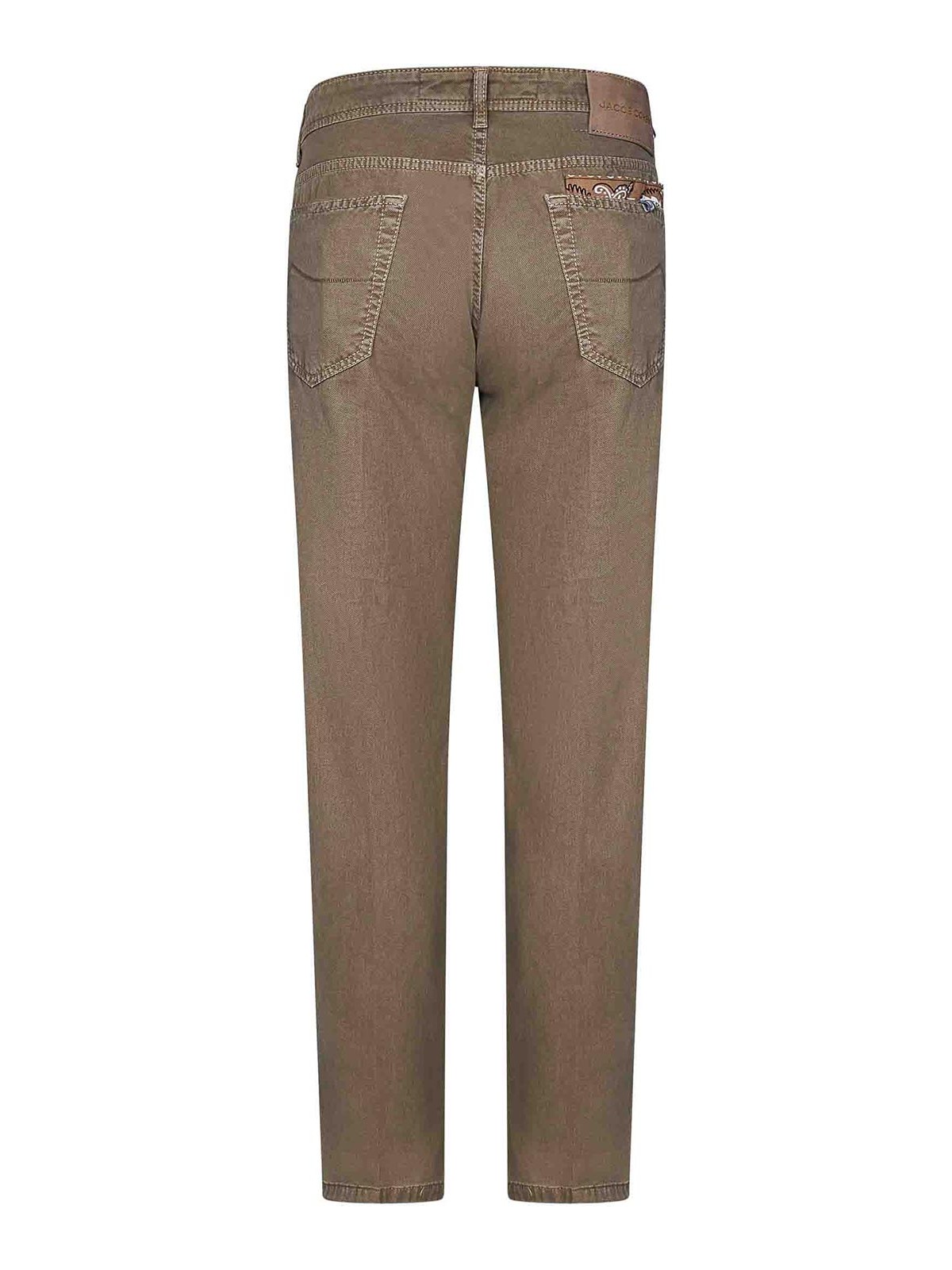 Shop Jacob Cohen Scott Slim Fit Jeans In Beige