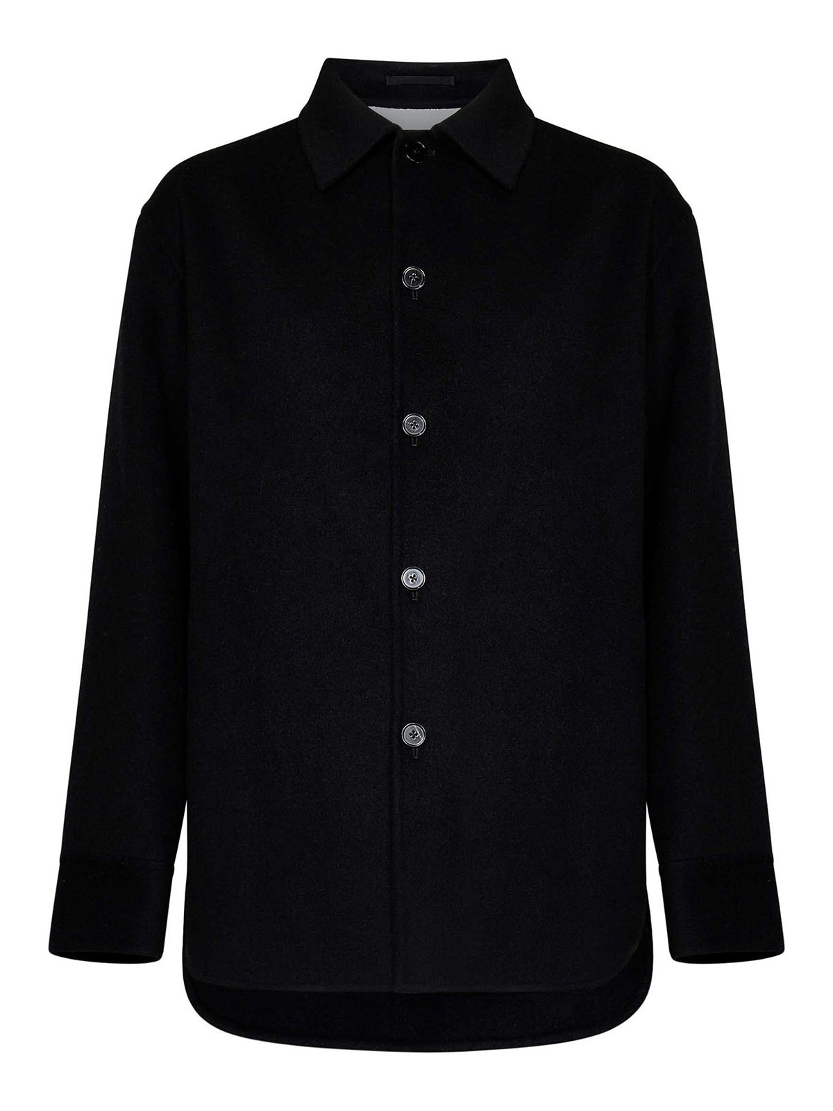 Shop Jil Sander Boxy-fit Shirt In Black